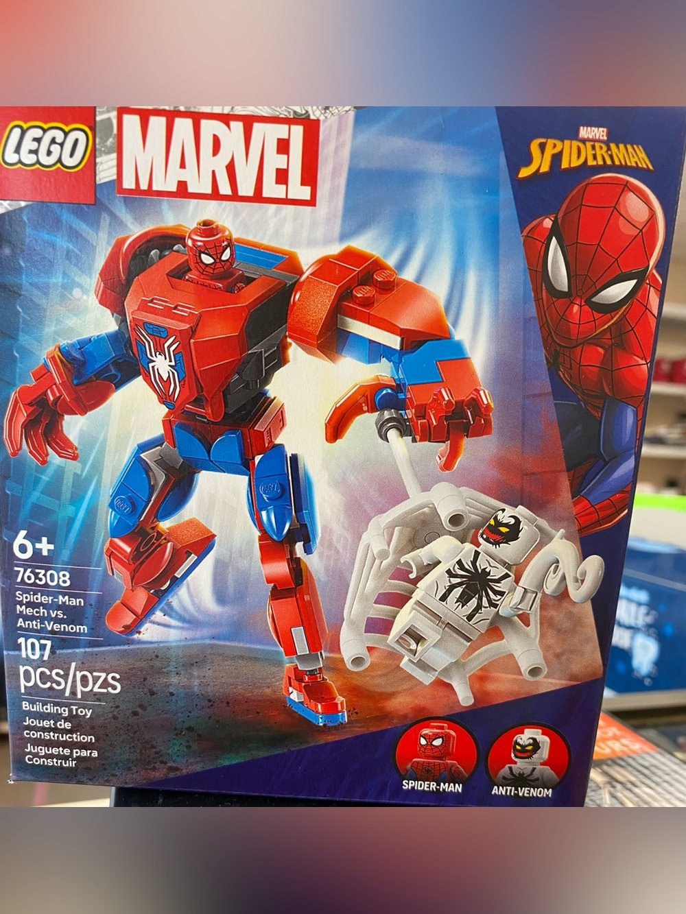 Lego Spiderman mech VA anti-venom
